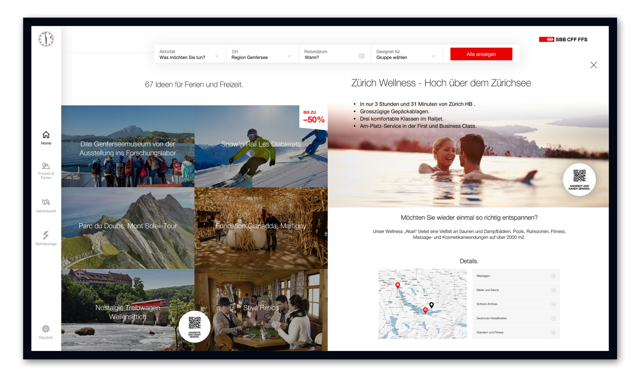 SBB webpage