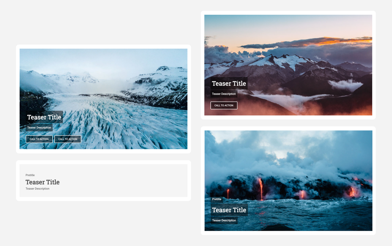 Visual representation of components